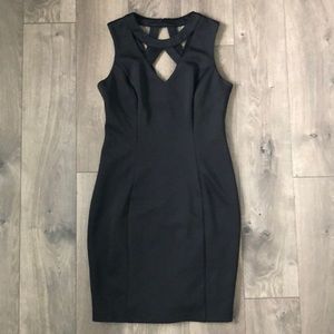 Black cocktail dress
